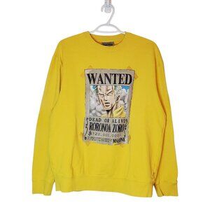 Vintage y2k One Piece Zoro Baleno crewneck yellow size L